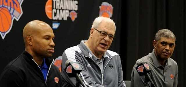 New York Knicks - Phil Jackson - Arron Afflalo - Carmelo Anthony - Robin Lopez - Derrick Williams - Derek Fisher