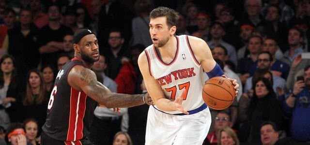 andrea bargnani - new york knicks - mike woodson - derek fisher - jose calderon