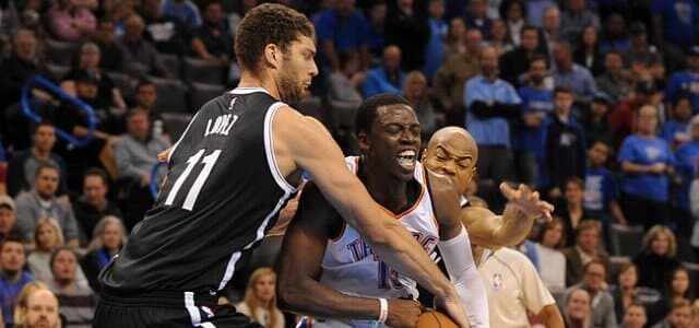 Brook Lopez - Reggie Jackson - Oklahoma City Thunder - Brooklyn Nets - Kendrick Perkins - Jarrett Jack
