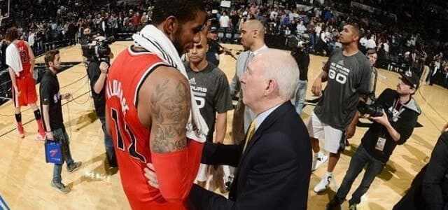 LaMarcus Aldridge - San Antonio Spurs - Gregg Popovitch