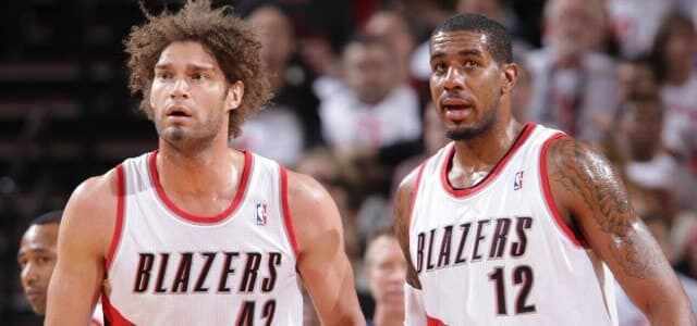 lamarcus aldridge - robin lopez - damian lillard - nicolas batum - terry stotts