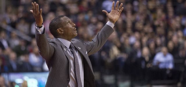 Dwane Casey - Toronto Raptors - Bismack Biyombo - DeMar DeRozan