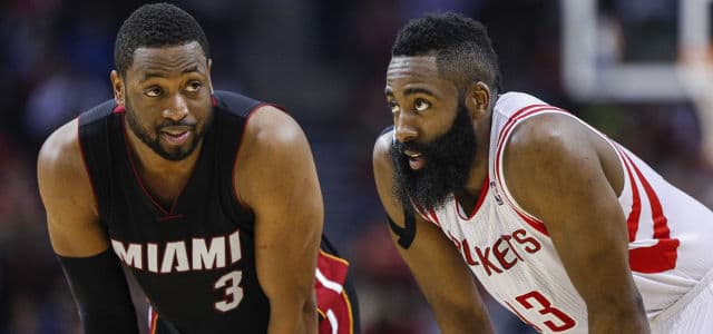 Dwyane Wade - Miami Heat - James Harden - Houston Rockets