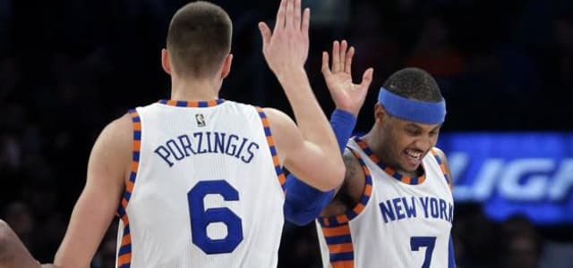 New York Knicks - Derrick Rose - Kristaps Porzingis - Carmelo Anthony - Joakim Noah