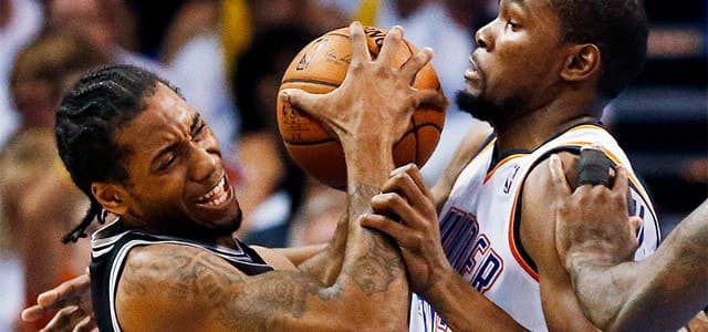 Kawhi Leonard - San Antonio Spurs - Kevin Durant - Oklahoma City Thunder
