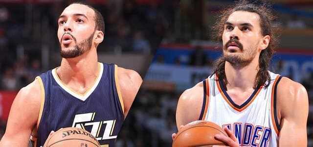 Rudy Gobert - Utah Jazz - Steven Adams - Victor Oladipo - Oklahoma City Thunder