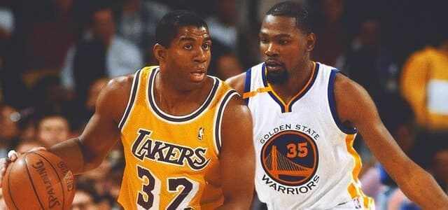 Magic Johnson - Draymond Green - Golden State Warriors - Los Angeles Lakers