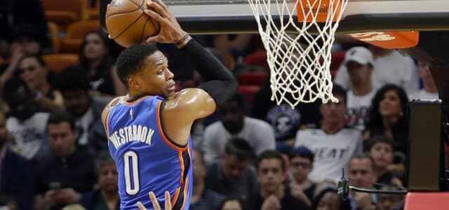 Oklahoma City Thunder - Russell Westbrook - Houston Rockets - James Harden - Boston Celtics - Avery Bradley