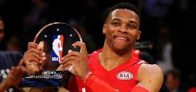 All Star Game - Russell Westbrook - Kemba Walker - DeAndreJordan - Gordon Hayward