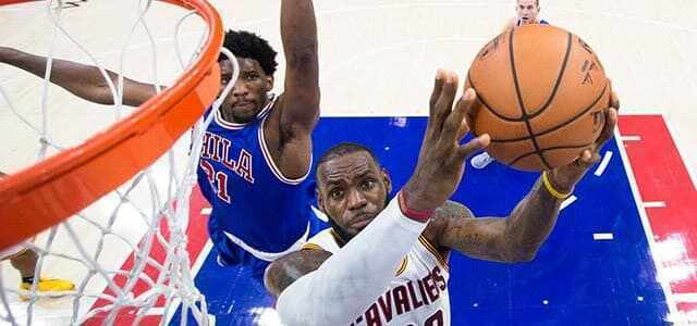 Joel Embiid - Cleveland Cavaliers - LeBron James - Philadelphia Sixers