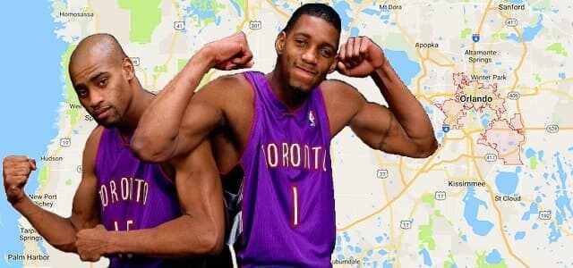 Orlando Magic - Vince Carter - Tracy McGrady - Dee Brown - Vernon Maxwell - Darryl Dawkins