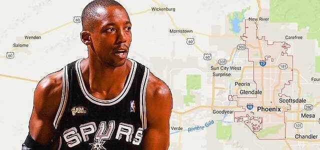 Phoenix Suns - Sean Elliott - Ricky Davis - Greg Anthony - Alan Williams