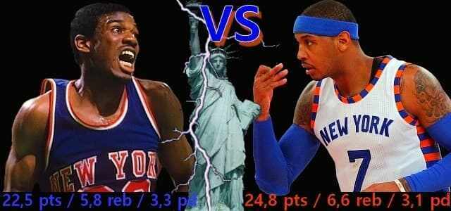 Bernard King - Carmelo Anthony - New York Knicks - Denver Nuggets - Washington Bullets