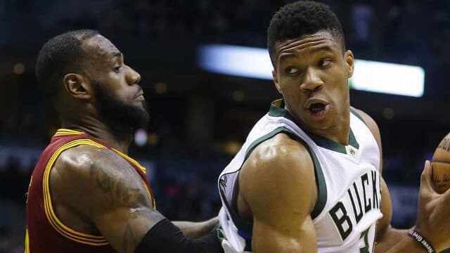 Cleveland Cavaliers - LeBron James - Giannis Antetokounmpo - San Antonio Spurs