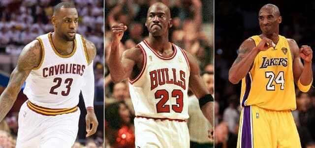 Michael Jordan - Kobe Byrant - LeBron James