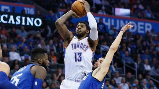 Paul George - Boston Celtics - Oklahoma City Thunder - San Antonio Spurs