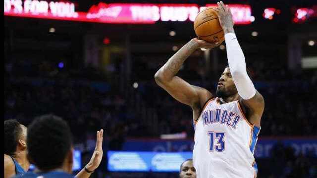 Paul George - Steven Adams - Oklahoma City Thunder - Donovan Mitchell - Utah Jazz