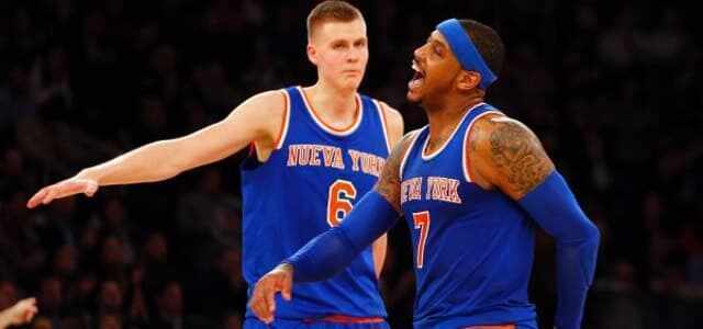 Kristaps Porzingis - Carmelo Anthony - Jeff Hornacek - New York Knicks - Oklahoma City Thunder