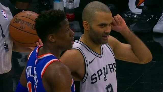 Tony Parker - Frank Ntilikina - San Antonio Spurs - New York Knicks
