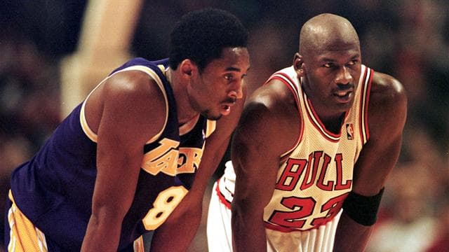 Kobe Bryant et Michael Jordan