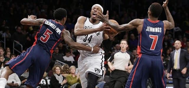 Paul Pierce - Brooklyn Nets - Washington Wizards - Trevor Ariza