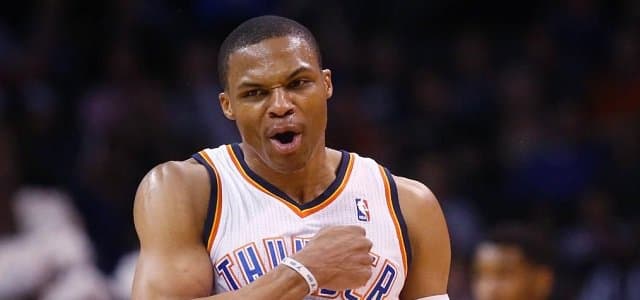 Russell Westbrook - Oklahoma City Thunder - Philadelphia Sixers