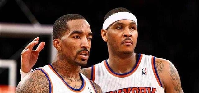 Carmelo Anthony - J.R. Smith - New York Knicks - Denver Nuggets