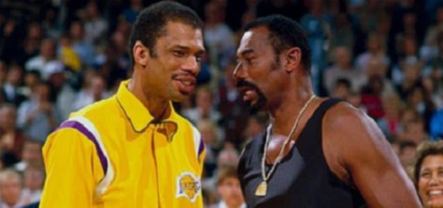 kareem abdul-jabbar - wilt chamberlain - los angeles lakers