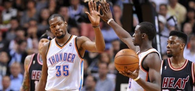 Kevin Durant - Reggie Jackson - Oklahoma City - Detroit Pistons