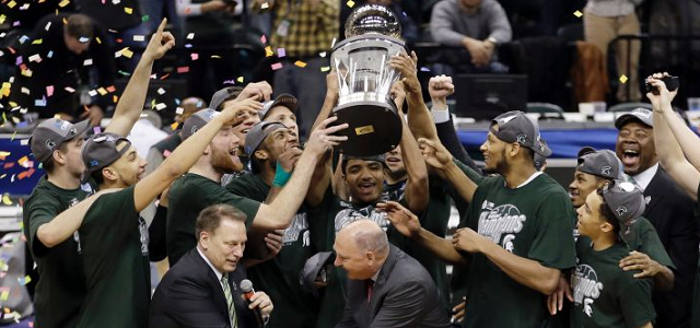 Big Ten - Michigan State Spartans - Michigan Wolverines - Nik Stauskas - Branden Dawson - Adreian Payne - Tom Izzo