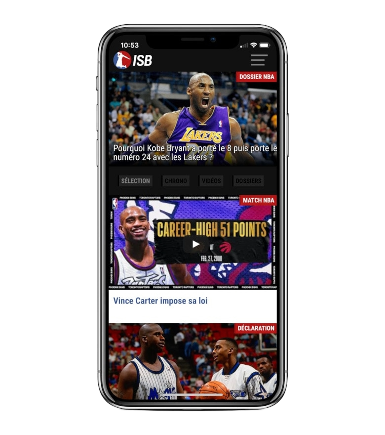 Mobiles et Tablettes - Inside Basket