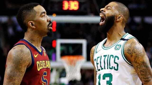 Boston Celtics - Al Horford - Jaylen Brown - Jayson Tatum - Cleveland Cavaliers - LeBron James - Kevin Love