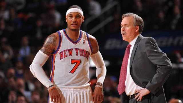 Carmelo Anthony - Mike D'Antoni - Houston Rockets - New York Knicks