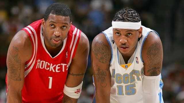Tracy McGrady - Carmelo Anthony - Houston Rockets