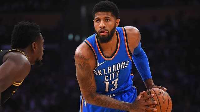 Paul George - Russell Westbrook - Oklahoma City Thunder - LeBron James - James Harden