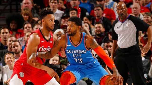 Paul George - Oklahoma City Thunder - Victor Oladipo - Indiana Pacers - Luka Doncic - Dallas Mavericks