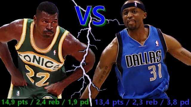 Ricky Pierce - Jason Terry - Milwaukee Bucks - Seattle Supersonics - Atlanta Hawks - Dallas Mavericks