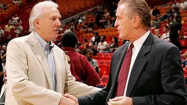 Gregg Popovich - San Antonio Spurs - Pat Riley
