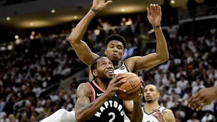 Giannis Antetokounmpo - Brook Lopez - Milwaukee Bucks - Kawhi Leonard - Kyle Lowry - Toronto Raptors