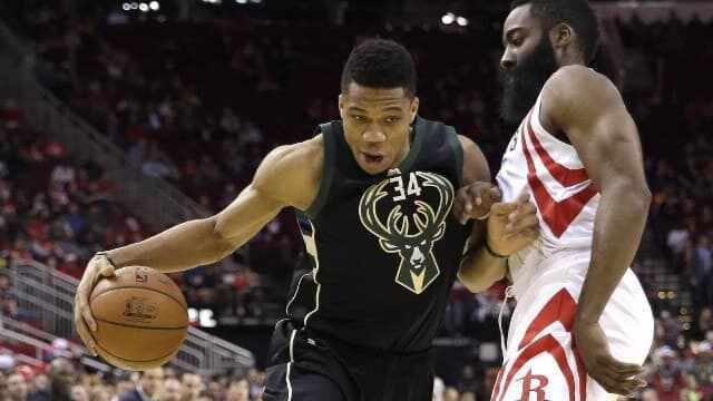 James Harden - Houston Rockets - Giannis Antetokounmpo - Milwaukee Bucks - Indiana Pacers - Boston Celtics