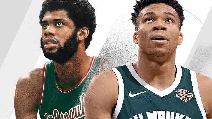 Kareem Abdul-Jabbar - Giannis Antetokounmpo - Milwaukee Bucks