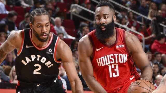 James Harden - Kawhi Leonard - Houston Rockets - Toronto Raptors