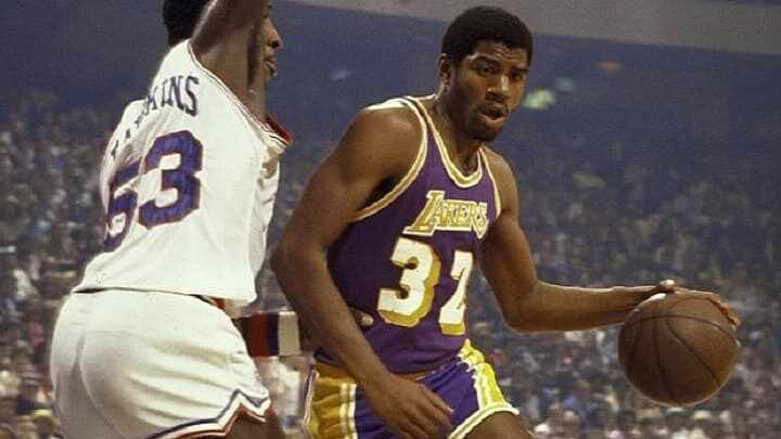 Magic Johnson - Kareem Abdul-Jabbar - Los Angeles Lakers