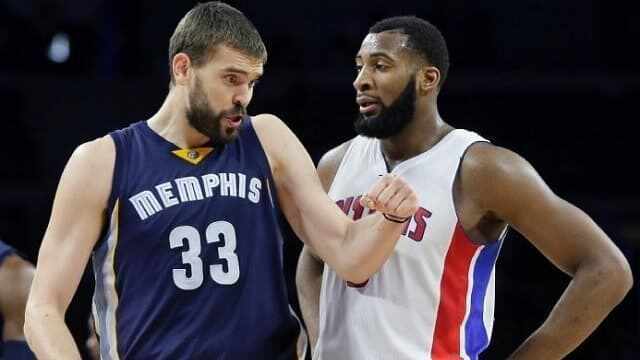 Marc Gasol - Memphis Grizzlies - Detroit Pistons