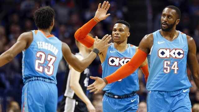 Russell Westbrook - Paul George - Oklahoma City Thunder
