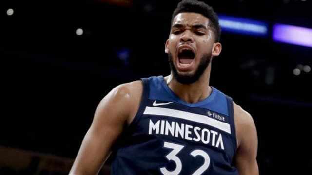 Oklahoma City Thunder - Paul George - Russell Westbrook - Karl Anthony Towns