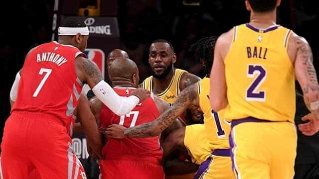 Rajon Rondo - Brandon Ingram - Chris Paul - Los Angeles Lakers - Houston Rockets
