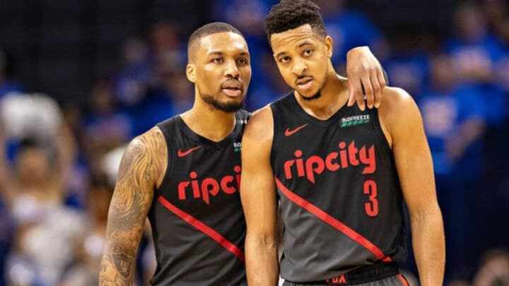 Portland Trail Blazers - Hassan Whiteside - Damian Lillard - CJ McCollum
