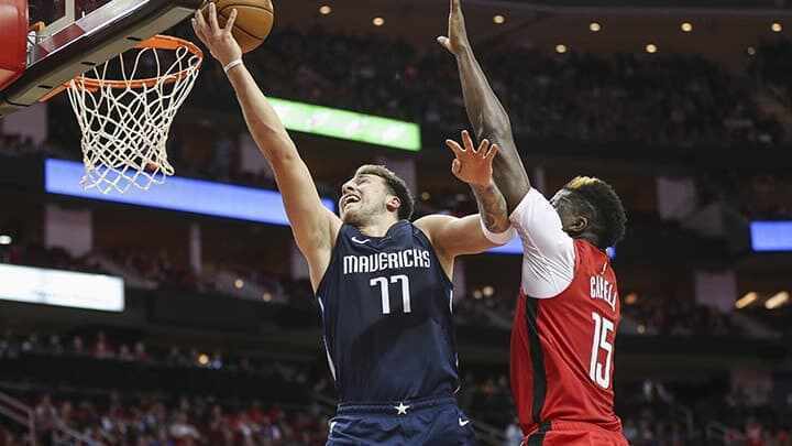 Luka Doncic - Dallas Mavericks - New York Knicks - Frank Ntilikina - Sacramento Kings - Harrison Barnes