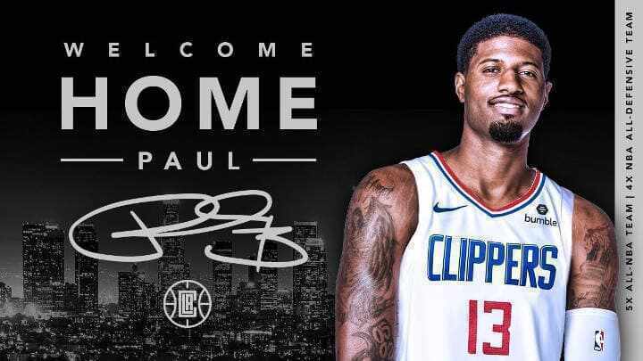 Los Angeles Clippers - Los Angeles Lakers - Paul George - Kawhi Leonard